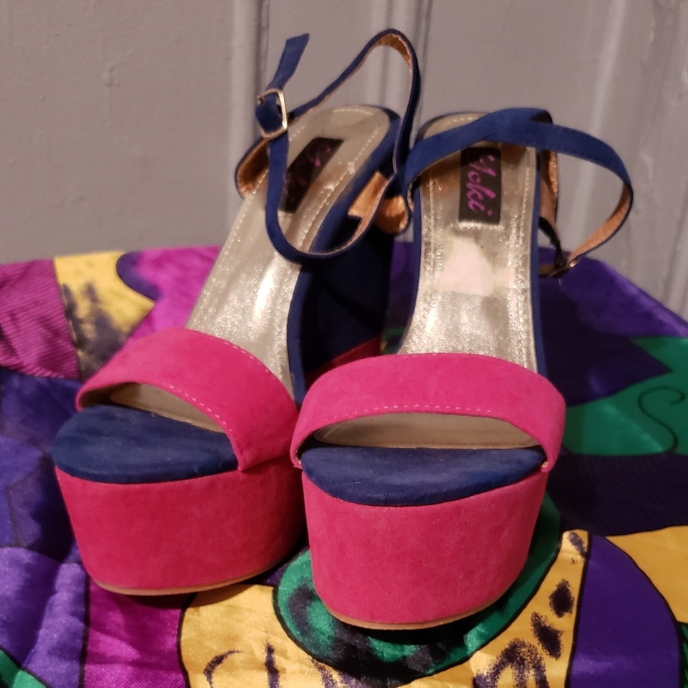 Colorblock wedges - Picture 2 of 4